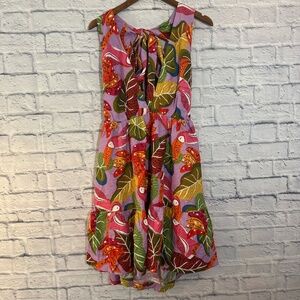 Floral Sleeveless Dress - Multicolor